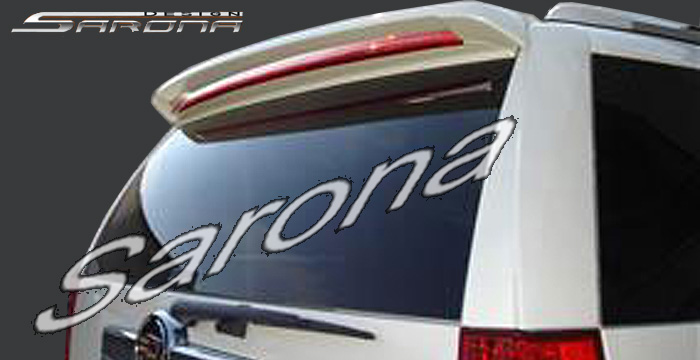 Custom Cadillac Escalade Roof Wing  SUV/SAV/Crossover (2007 - 2014) - $199.00 (Manufacturer Sarona, Part #CD-008-RW)